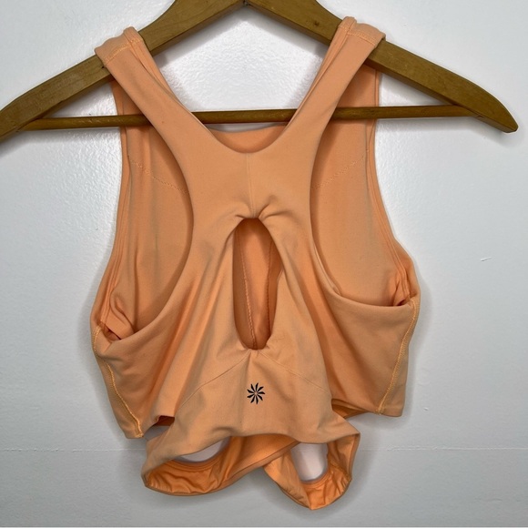 ATHLETA Orange Conscious Cut Out Cropped Tank - Picture 3 of 5